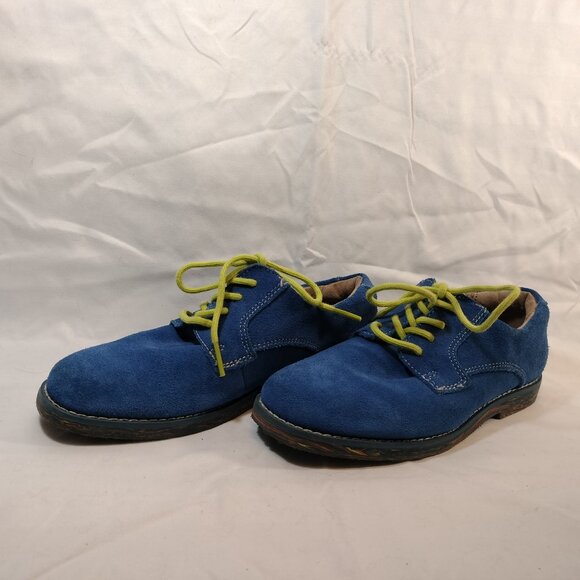 Florsheim Boy's Blue Suede Shoes - Picture 6 of 8
